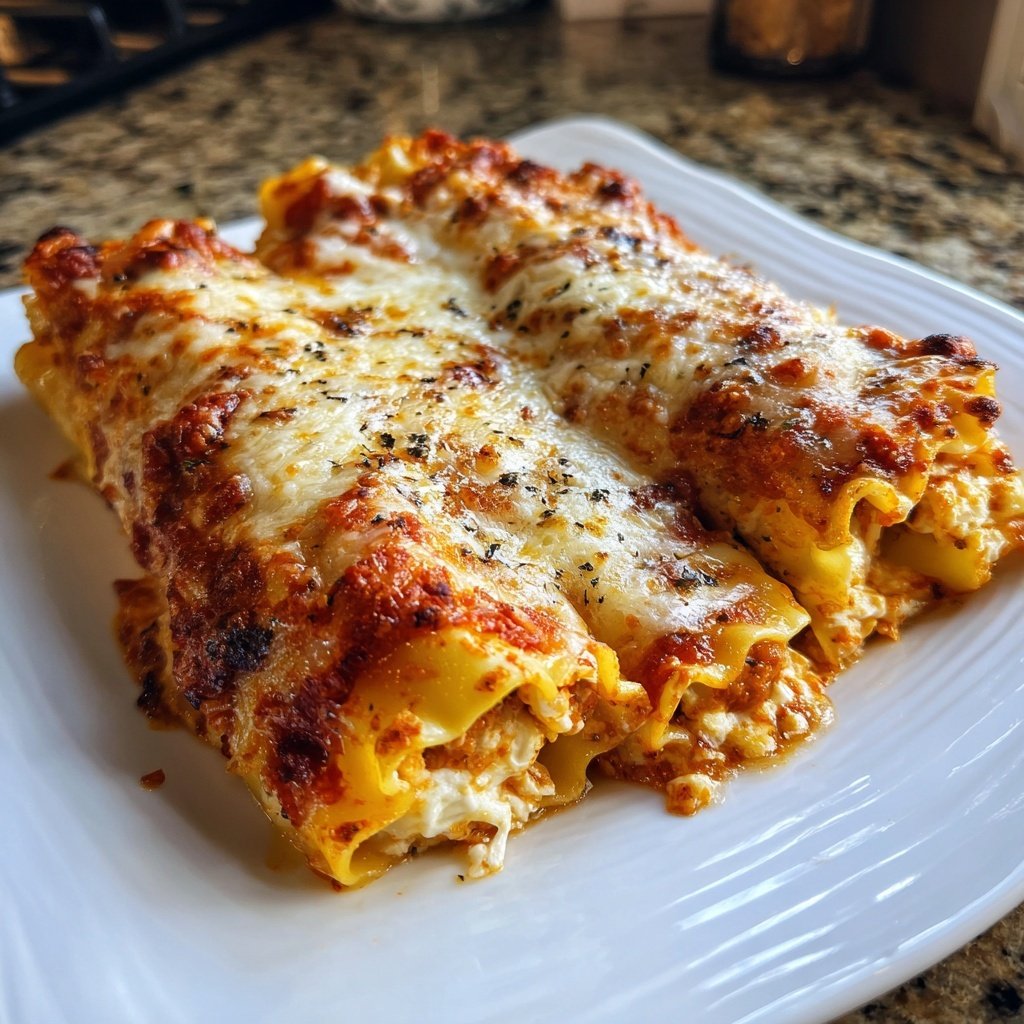 Lasagna Rolls with Ricotta