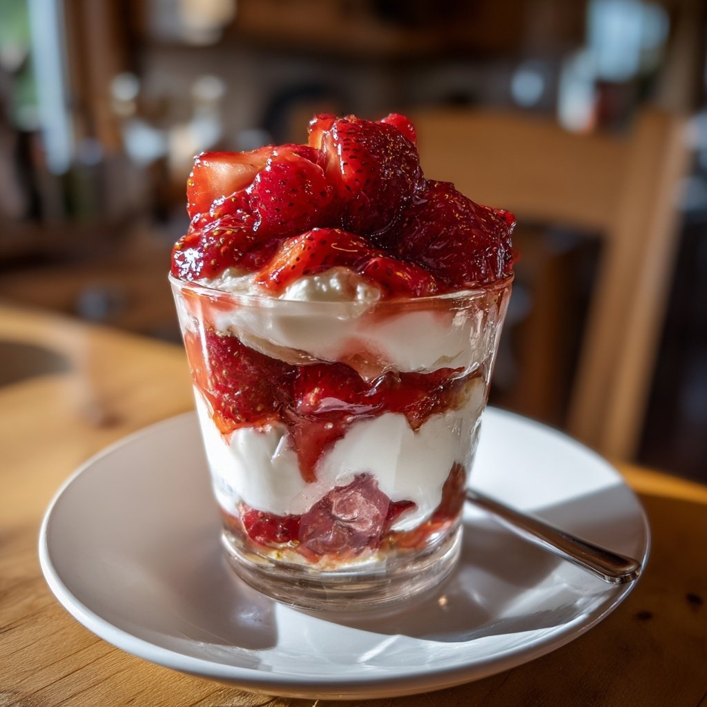 Fresh Strawberry Yogurt Parfait