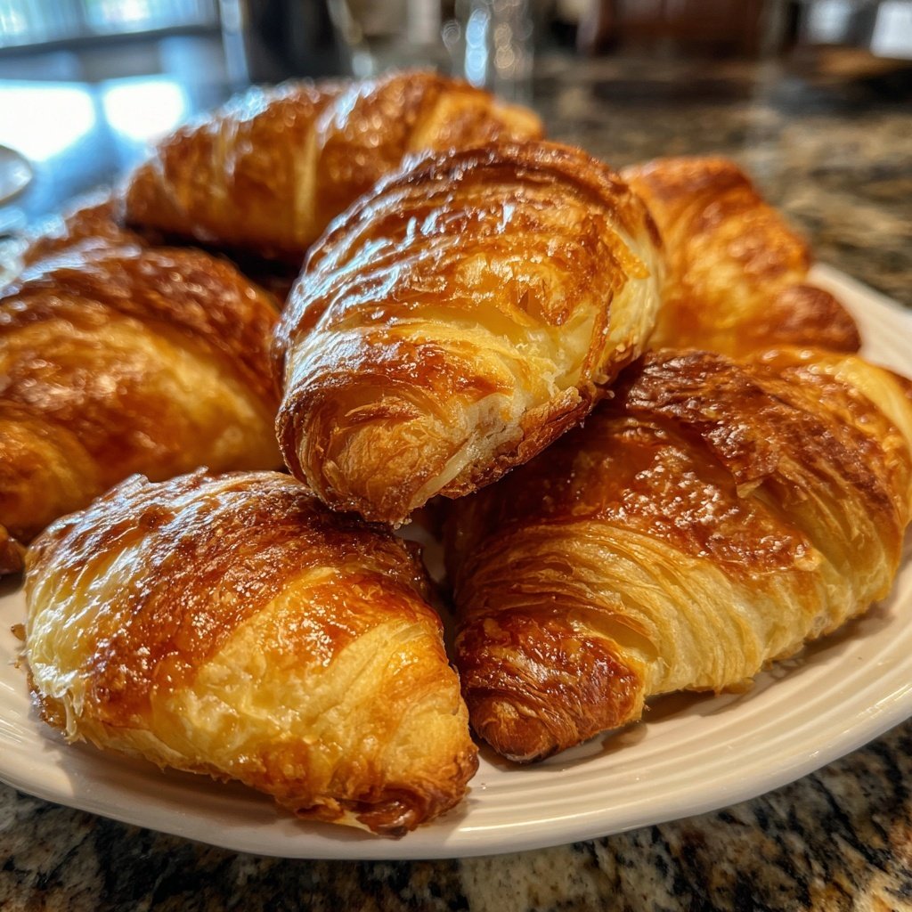 Croissants With Almond Filling