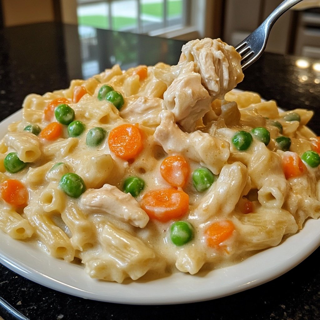 Creamy Chicken Pot Pie Pasta