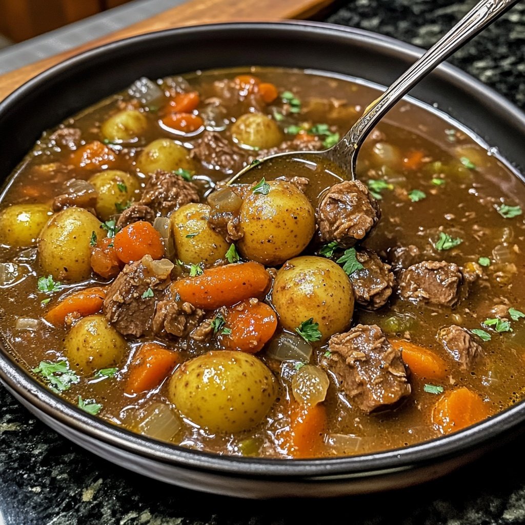 Beef Stew With Baby Potatoes and Carrots