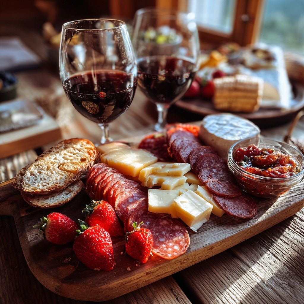 Romantic Charcuterie Board for Two