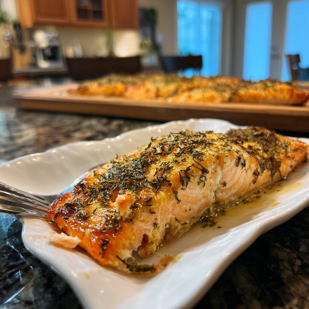Easy Baked Healthy Salmon Dinner