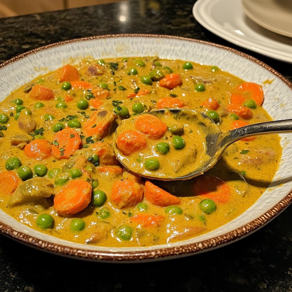 Healthy Crockpot Vegetable Korma