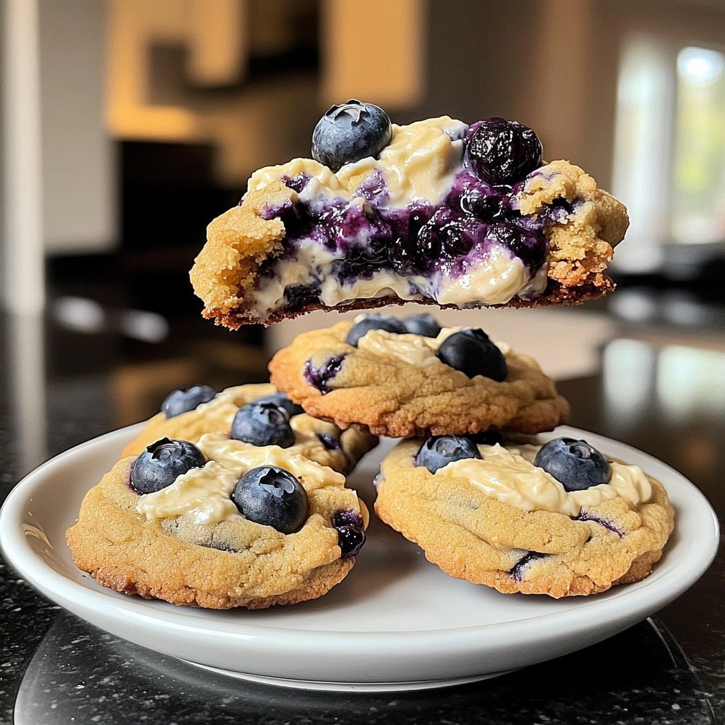 Blueberry Cheesecake Cookies