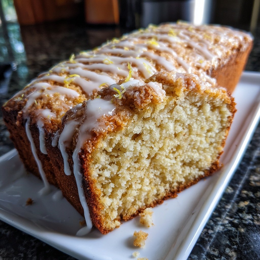 Cottage Cheese Lemon Loaf